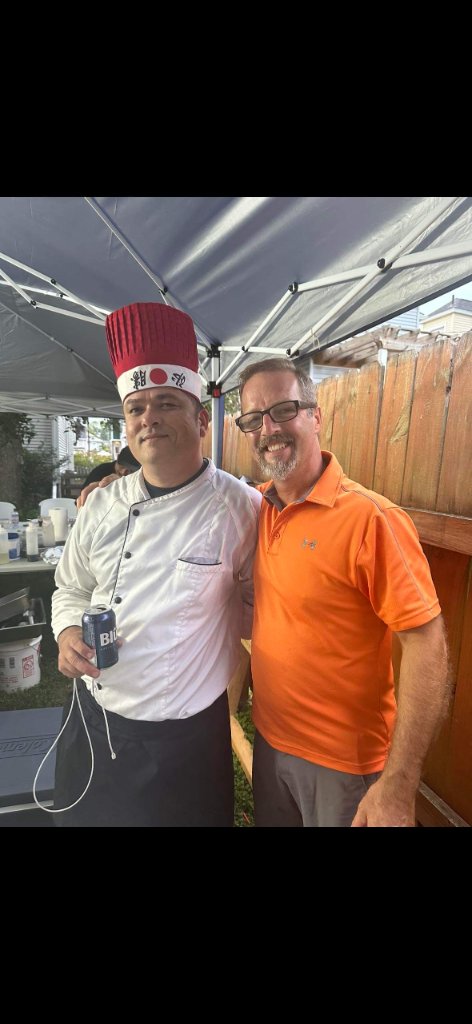 Chef cooking chicken