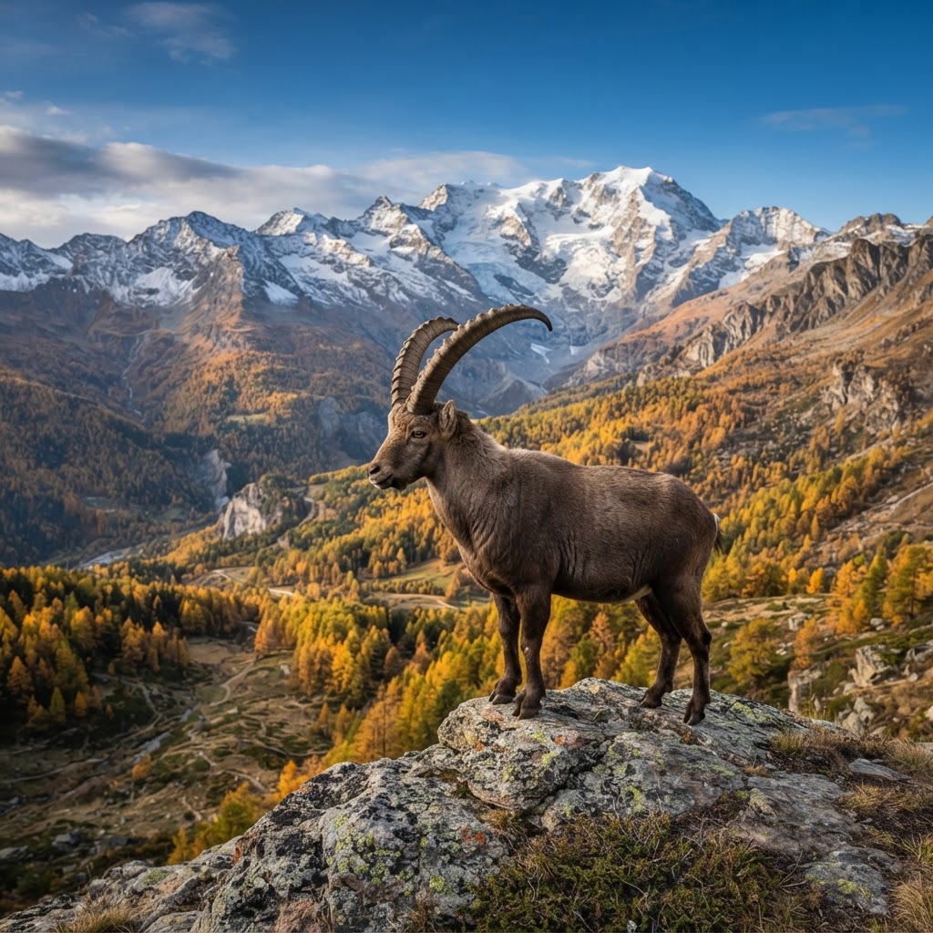 Il Parco Nazionale del Gran Paradiso in autunno: lo stambecco re delle Alpi tra antichi ghiacciai e boschi d'oro
