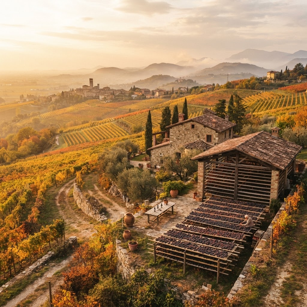 Amarone della Valpolicella: il re dell'appassimento che scalda l'autunno tra le colline di Verona