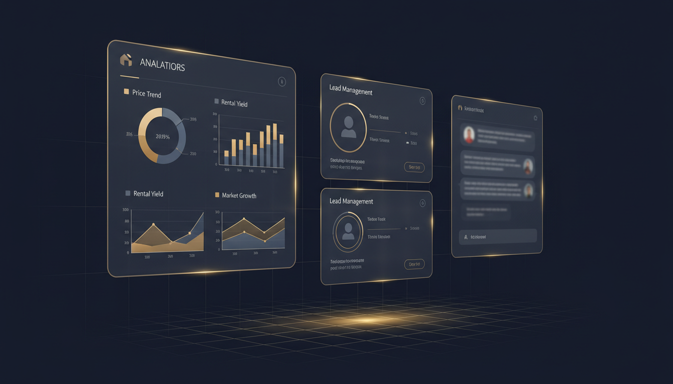 Dashboard IA para inmobiliarias de lujo