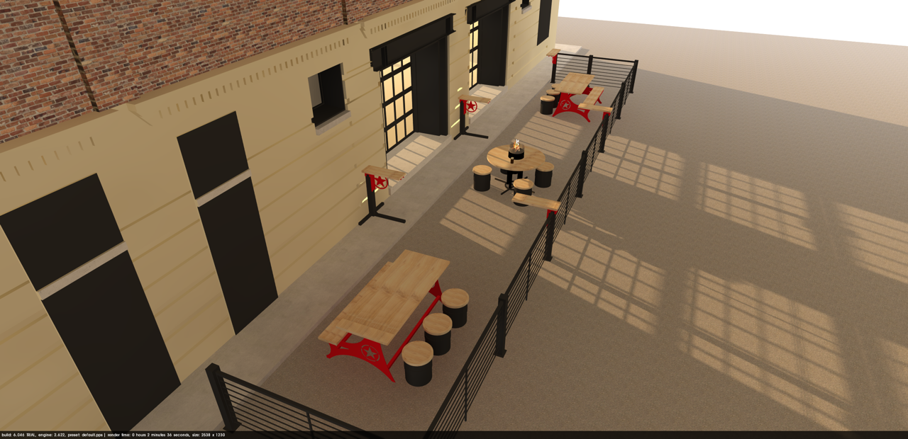 Custom Picnic Tables — Starr Hill Brewery