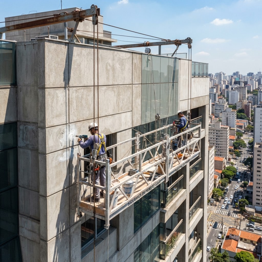 Andaime Suspenso: Locação e Segurança para Fachada