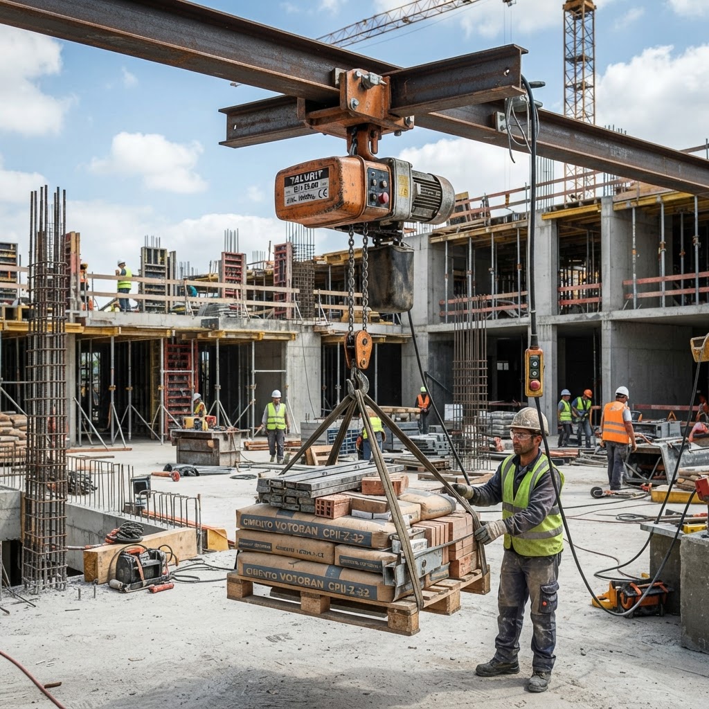 Guincho Elétrico para Obra: Locação e Aplicações
