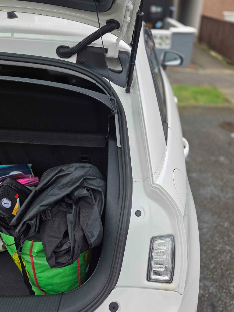 Audi A1 — boot gate detail