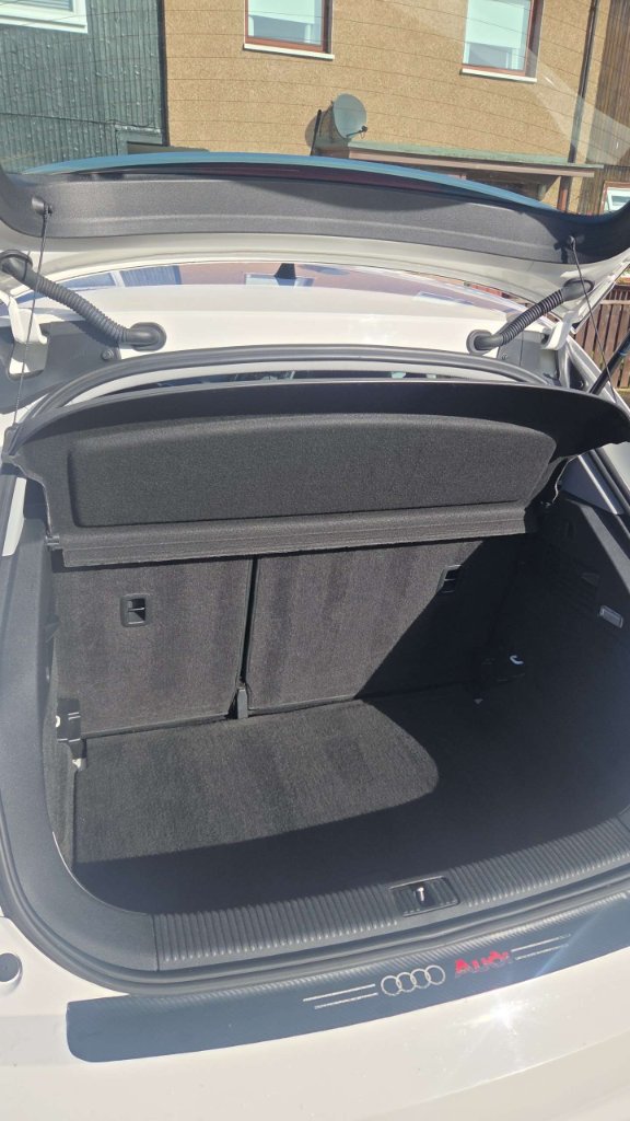 Audi A1 — boot fully cleaned out