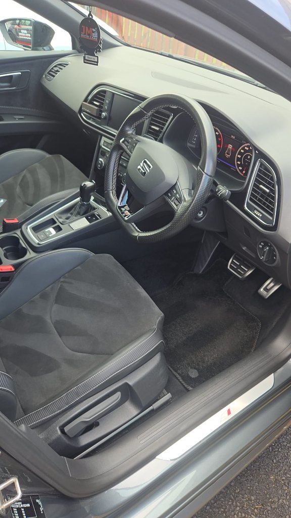 Full Valet — SEAT vehicle interior cockpit with dashboard and seats