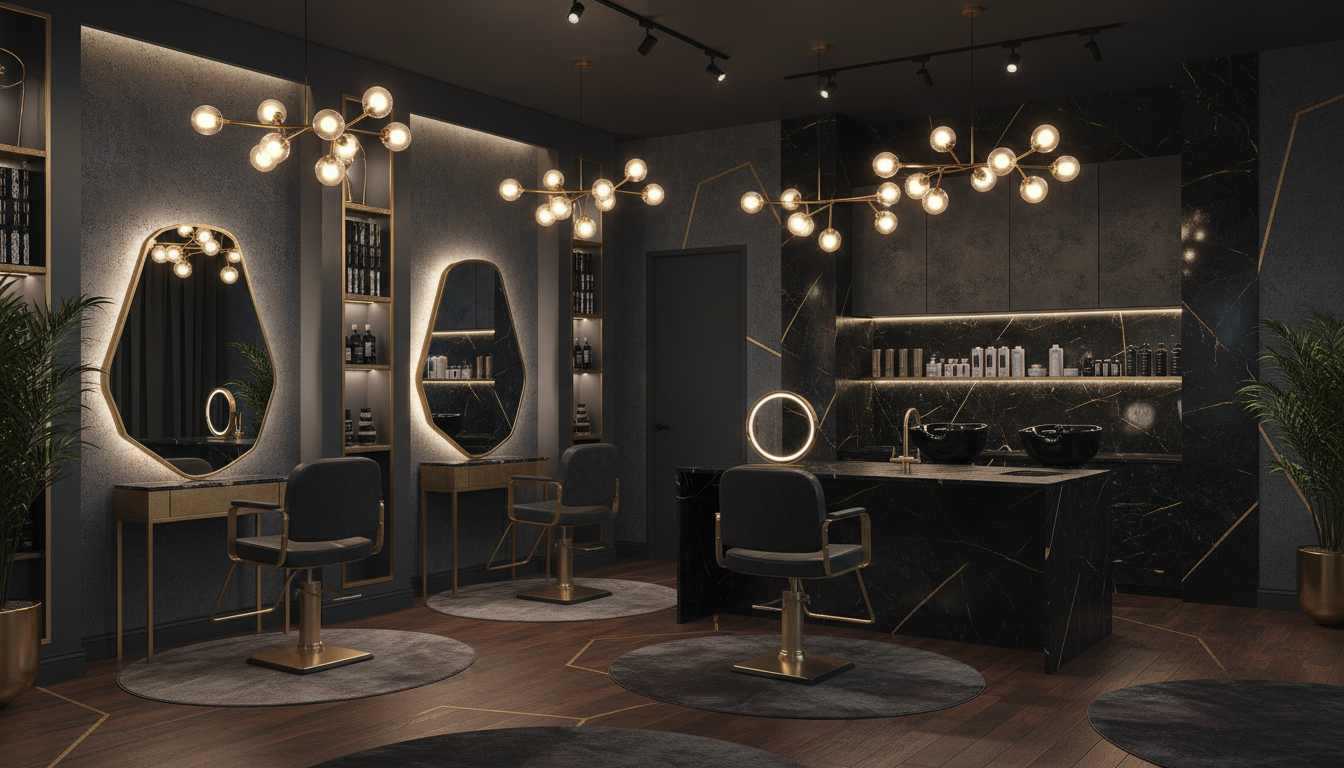 Nikolas Cortes luxury salon interior