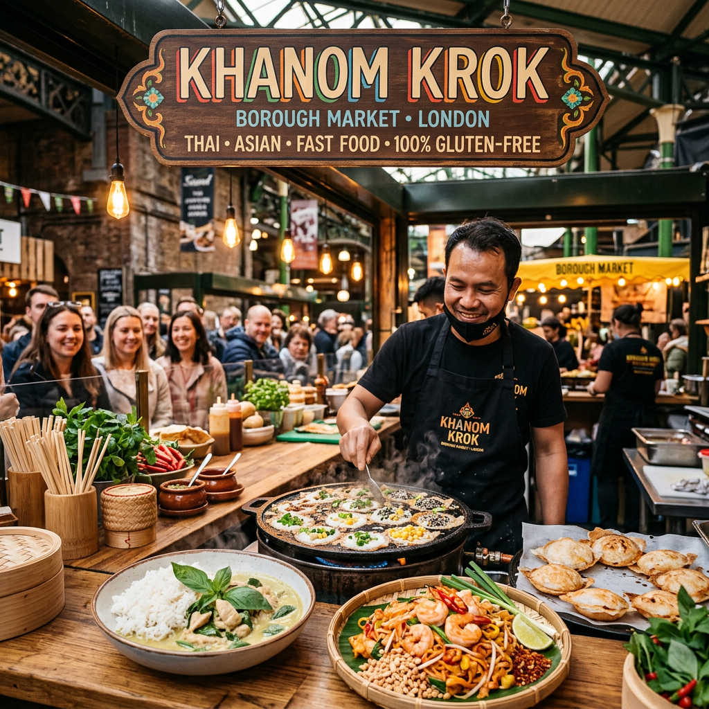 Khanom Krok - Borough Market
