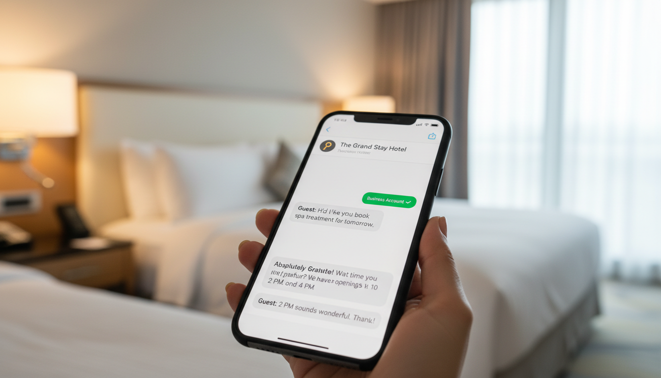Pourquoi les hôtels devraient remplacer les téléphones de chambre par WhatsApp