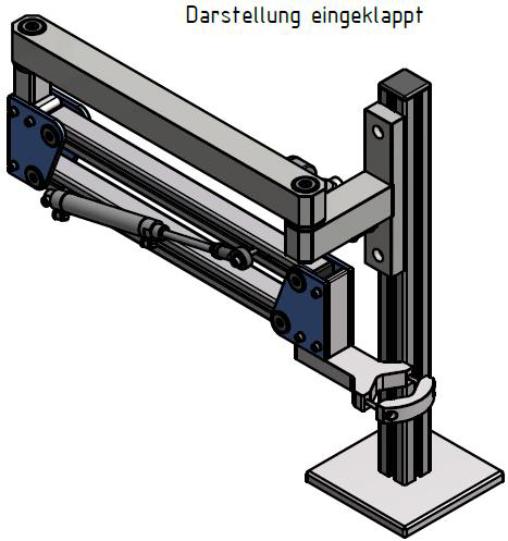 Ergo arm in motion