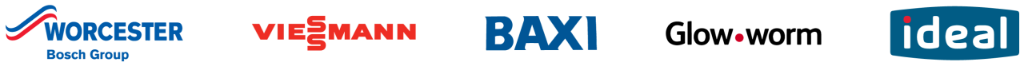 Boiler brands we install: Worcester Bosch, Viessmann, Baxi, Glow-worm, Ideal