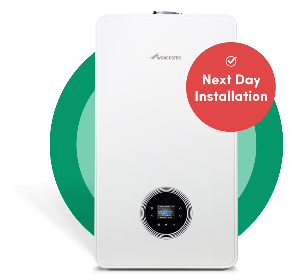 Next day installation boiler