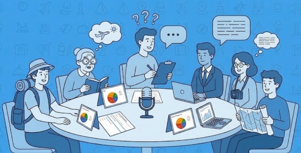 Moderated interviews illustration