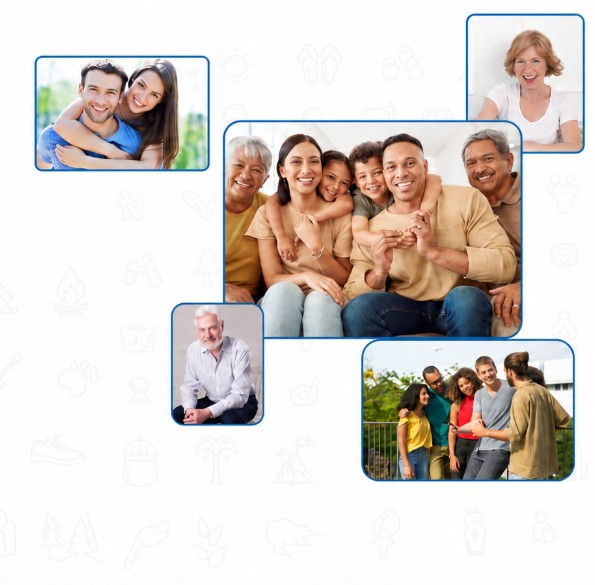 Target audience collage