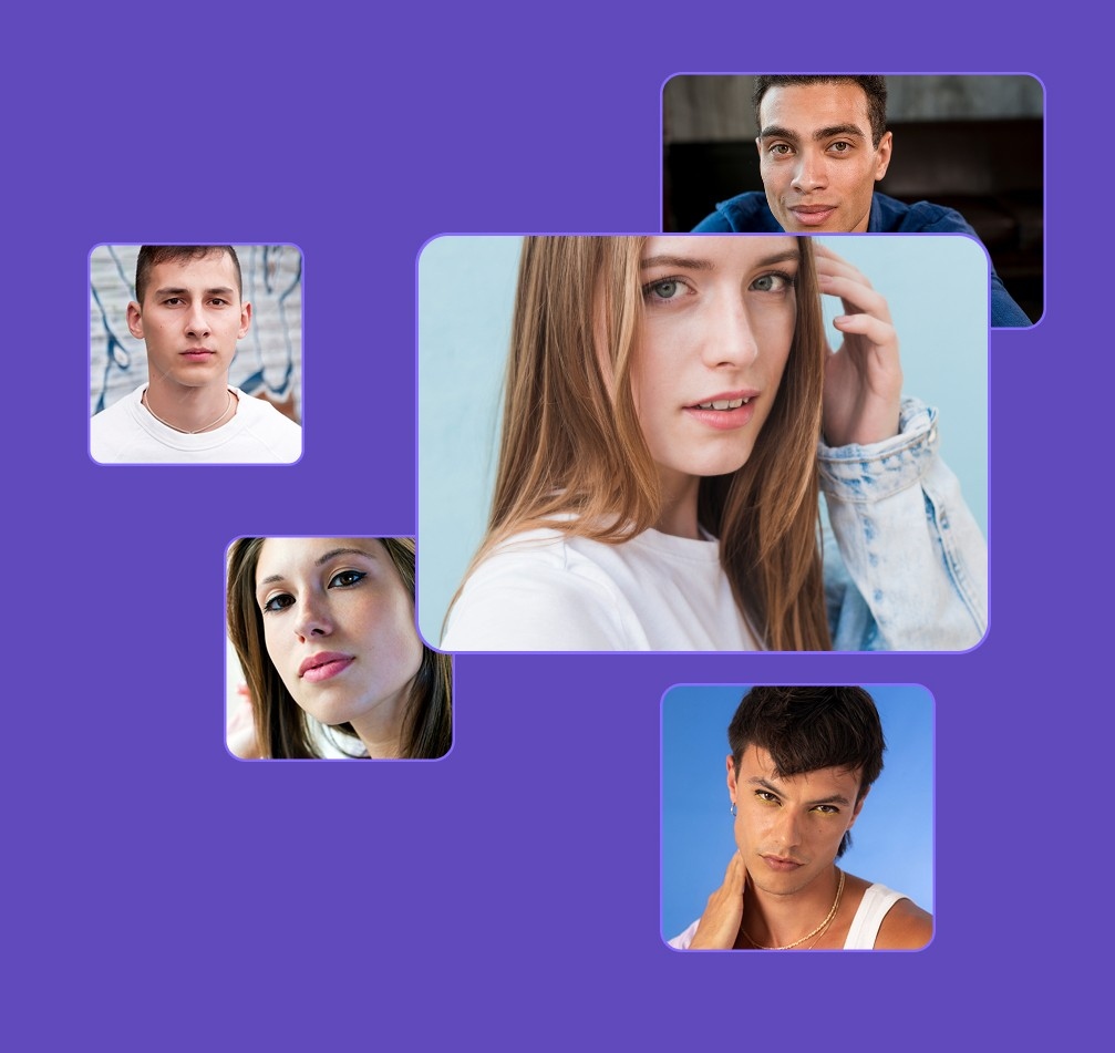 Target audience collage