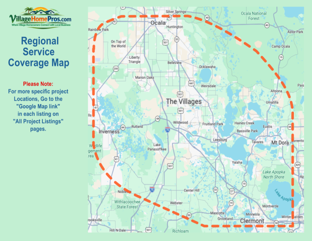 Regional Service Coverage Map