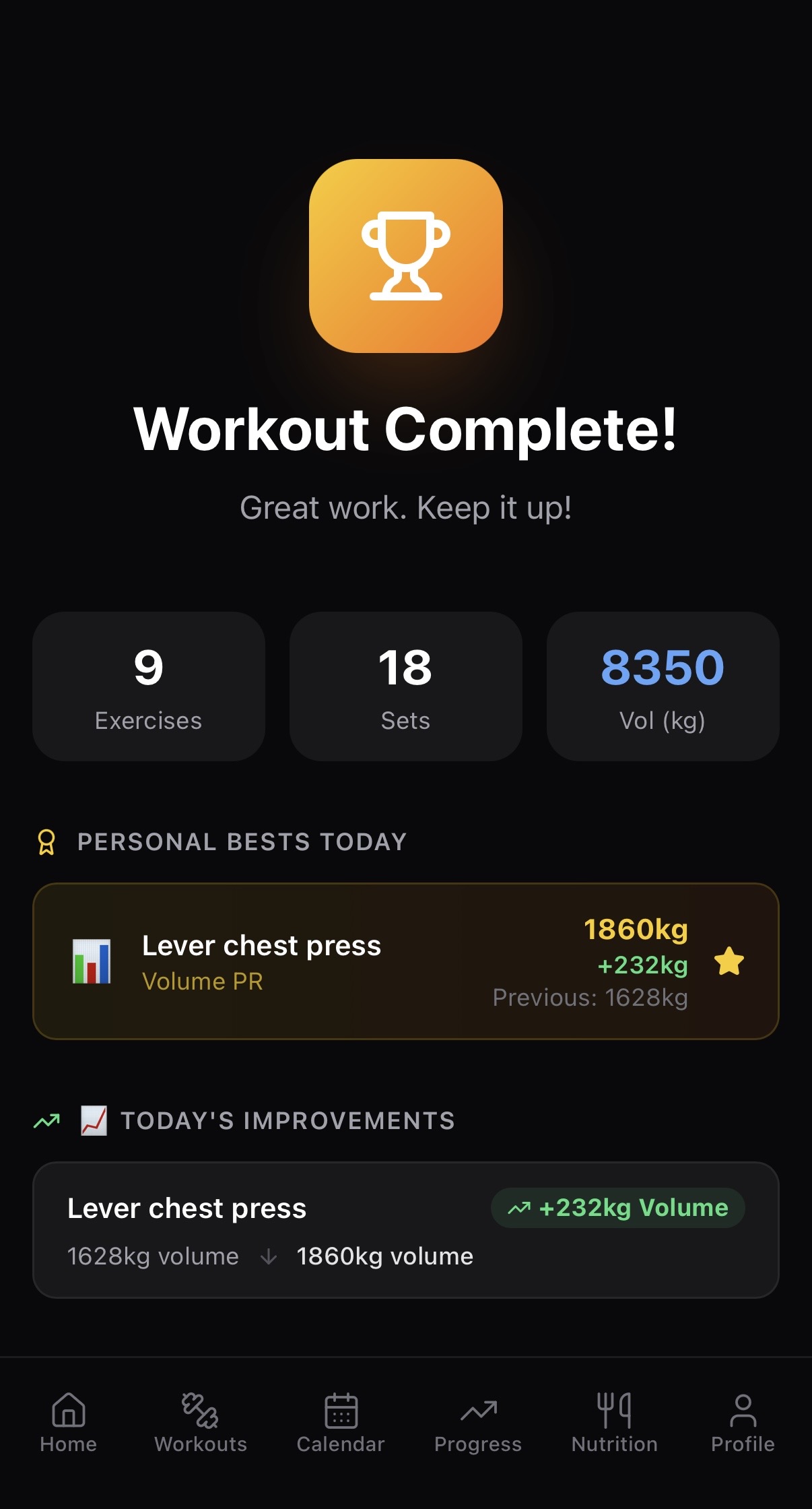 Provolve app screenshot