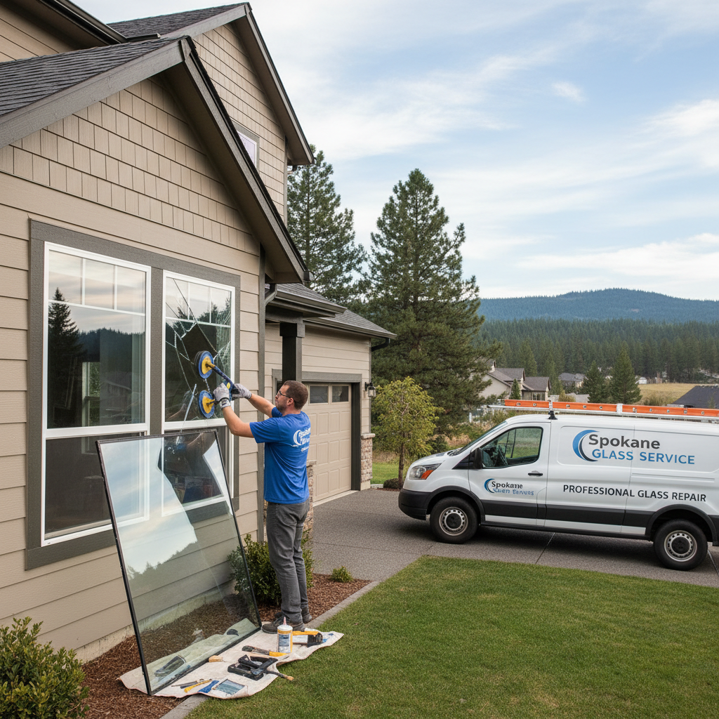 Home window repair in Spokane Valley WA by Grizzly Glass Centers