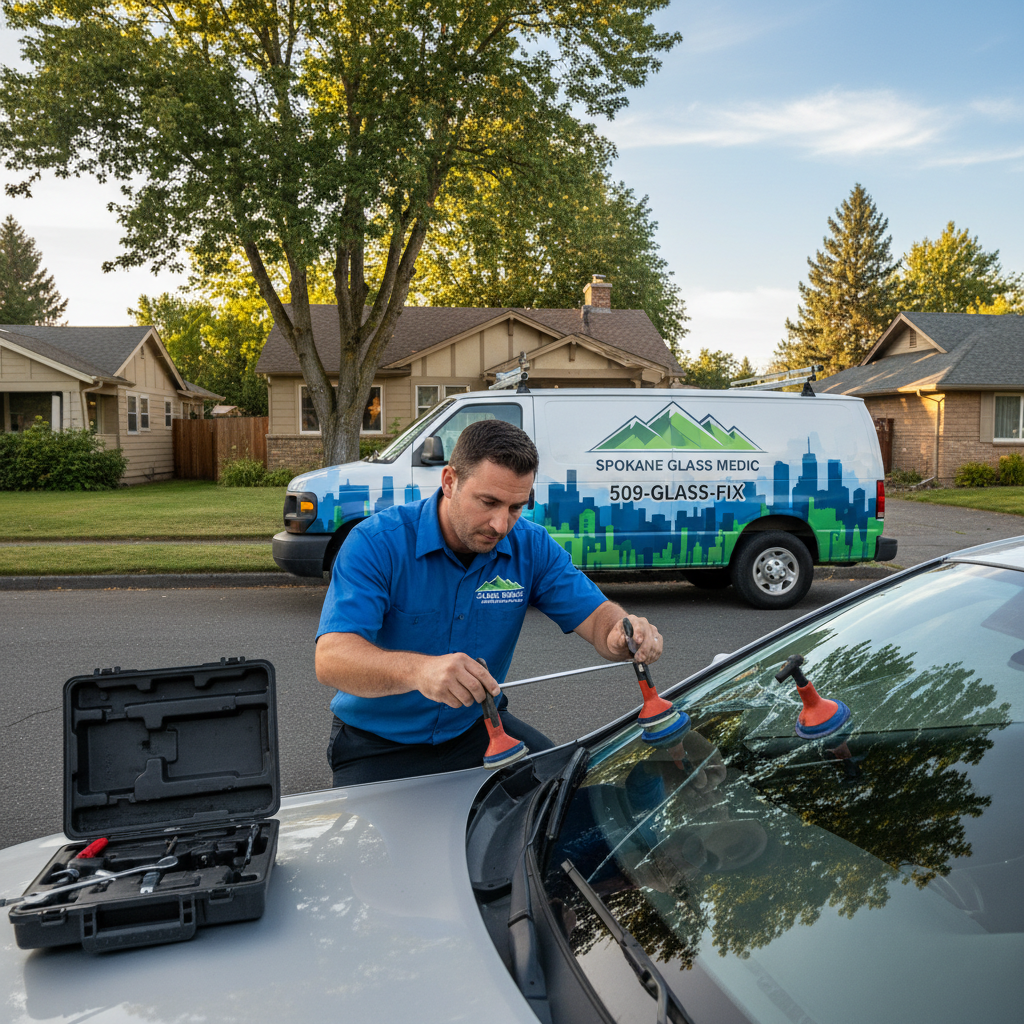 Professional auto glass repair in Spokane WA by Grizzly Glass Centers