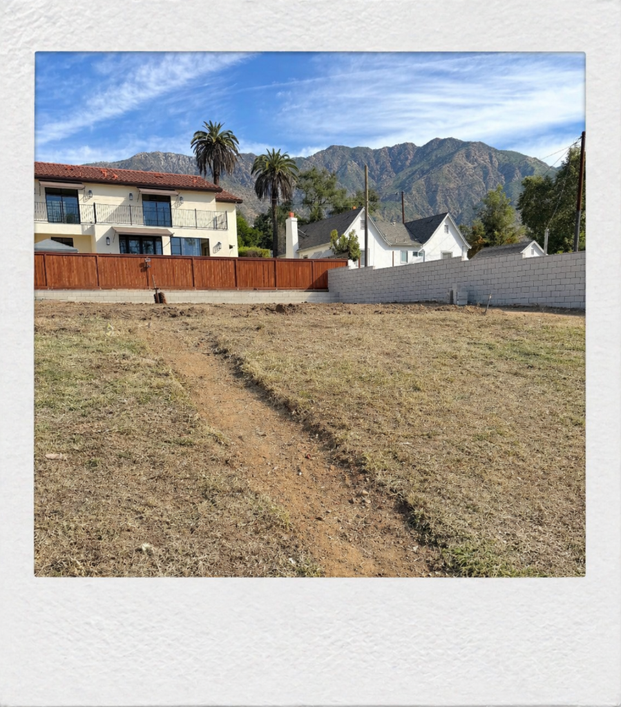 Cleaned lot