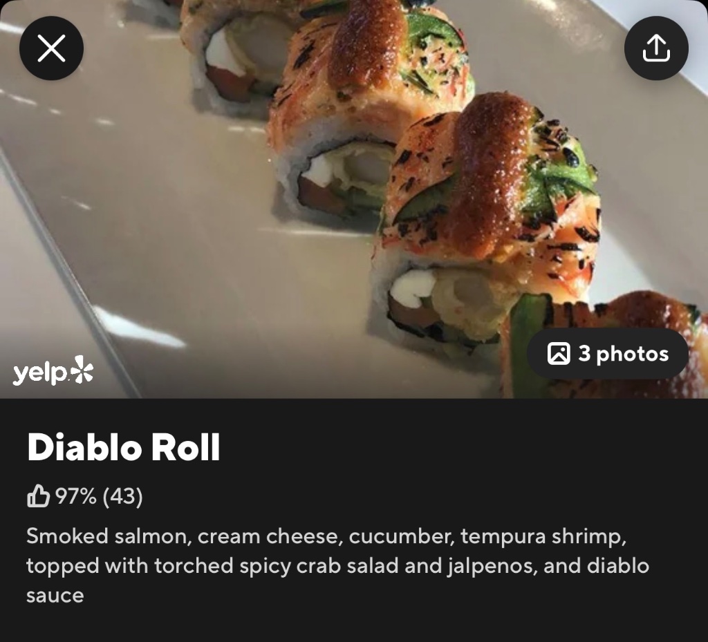 Diablo Roll — before