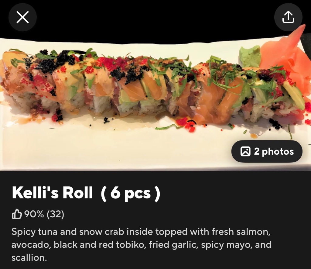 Kelli's Roll — before