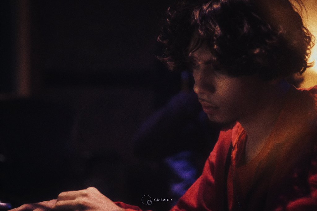 Arsen working on website concepts