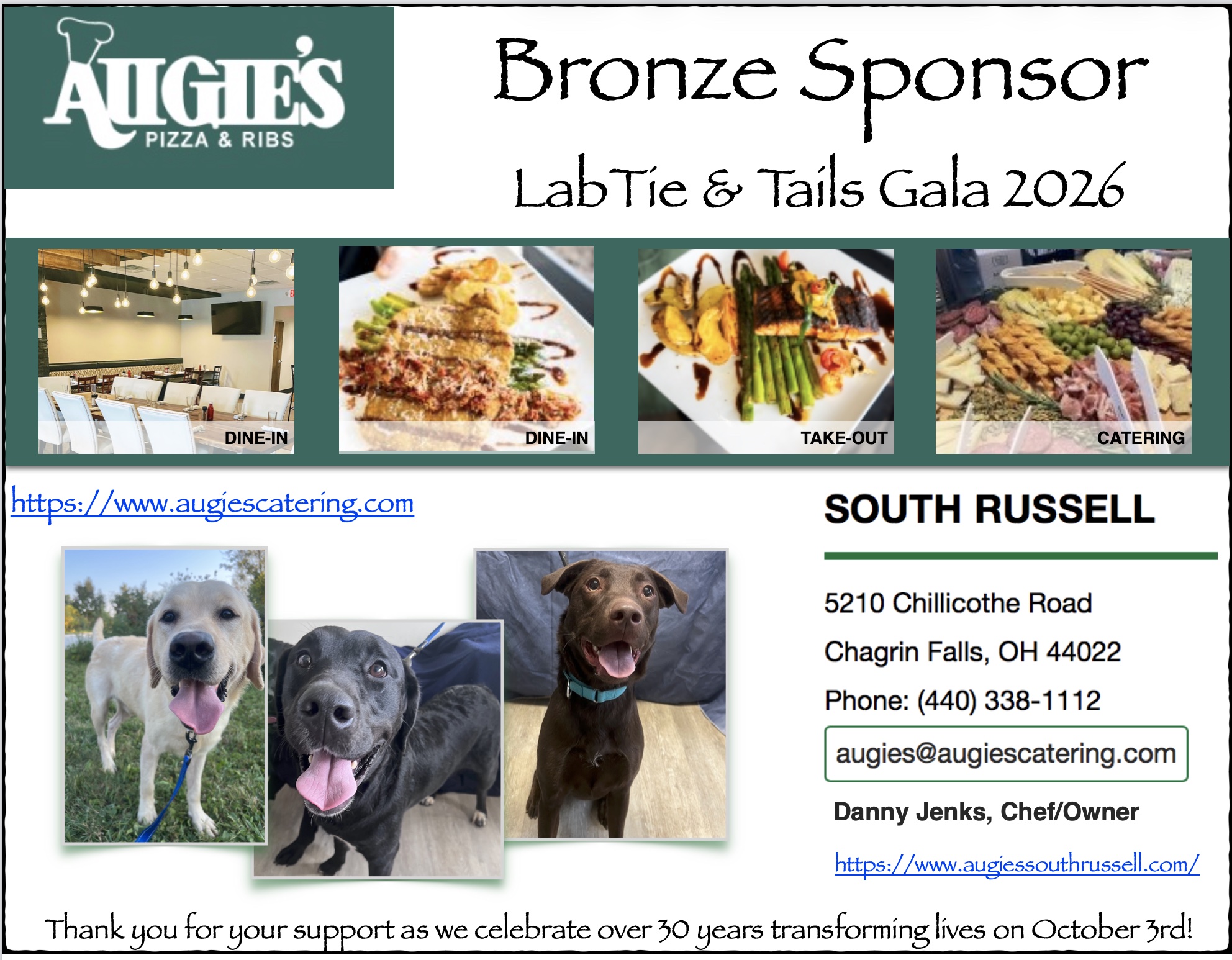 Augie's Pizza & Ribs — South Russell
