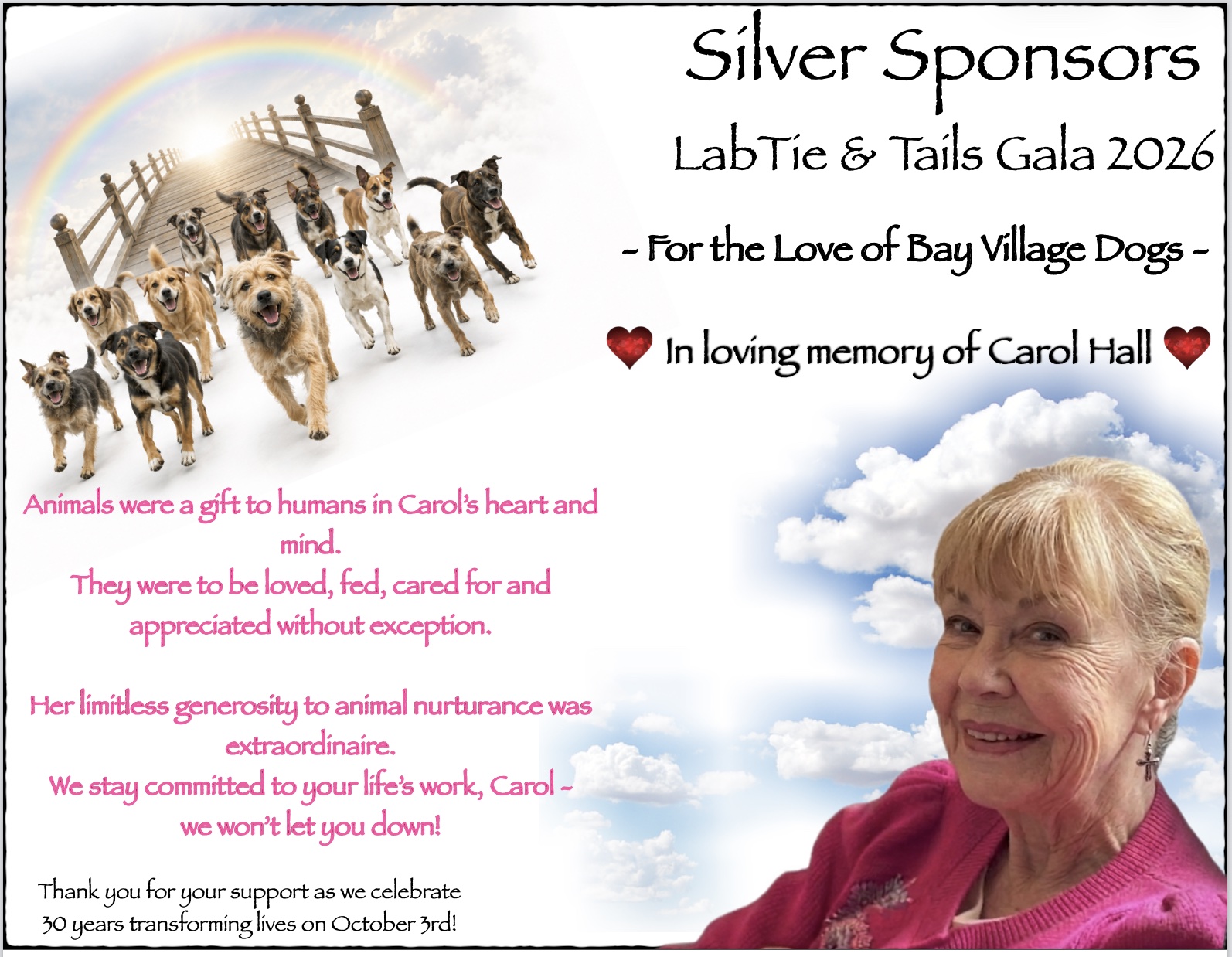 Bay Village Dogs — In Memory of Carol Hall