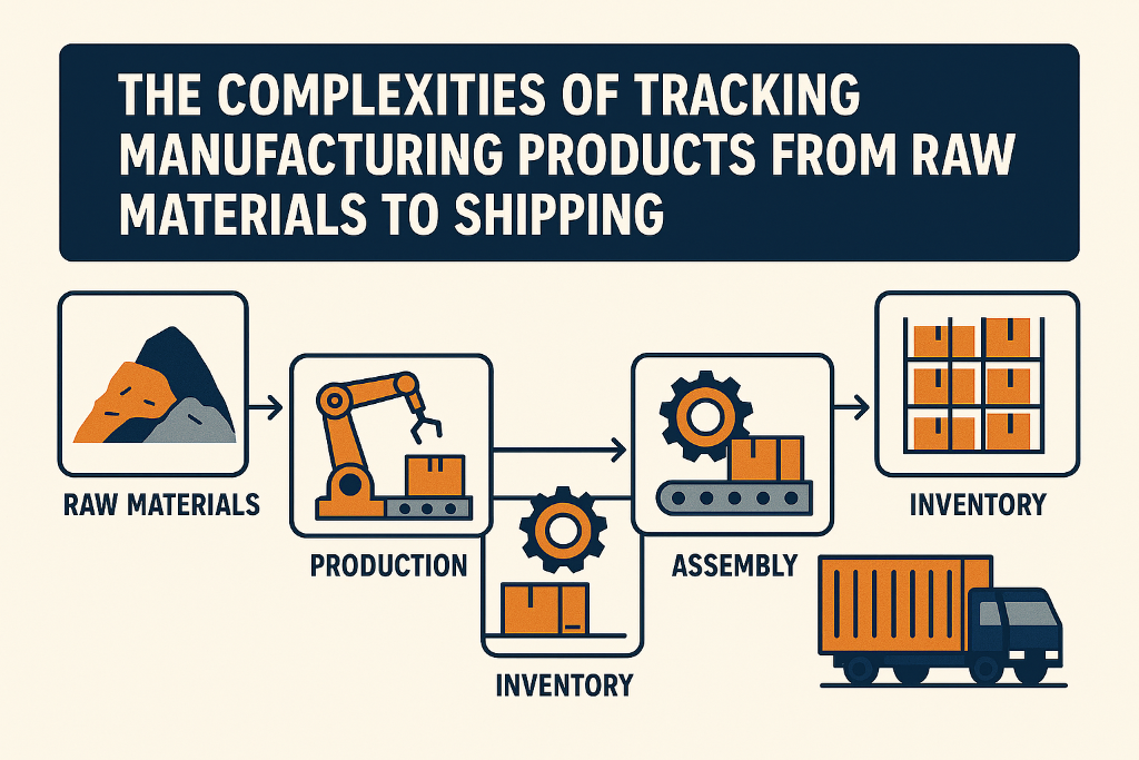 The Complexities of Tracking Manufacturing Products from Raw Materials to Shipping