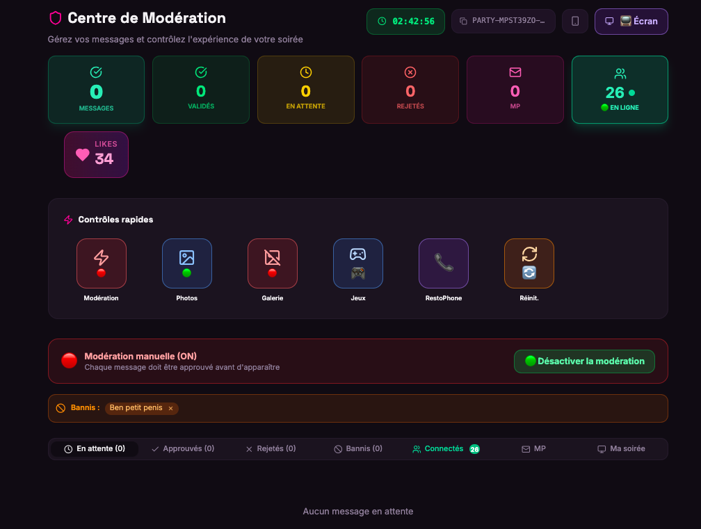 Modération ordinateur
