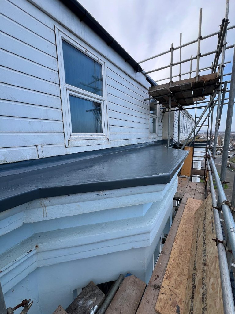 GRP Fibreglass Flat Roofing