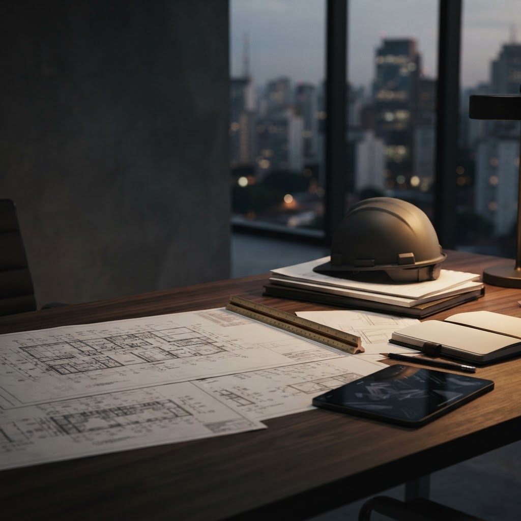 Documentos e projetos técnicos de construção civil