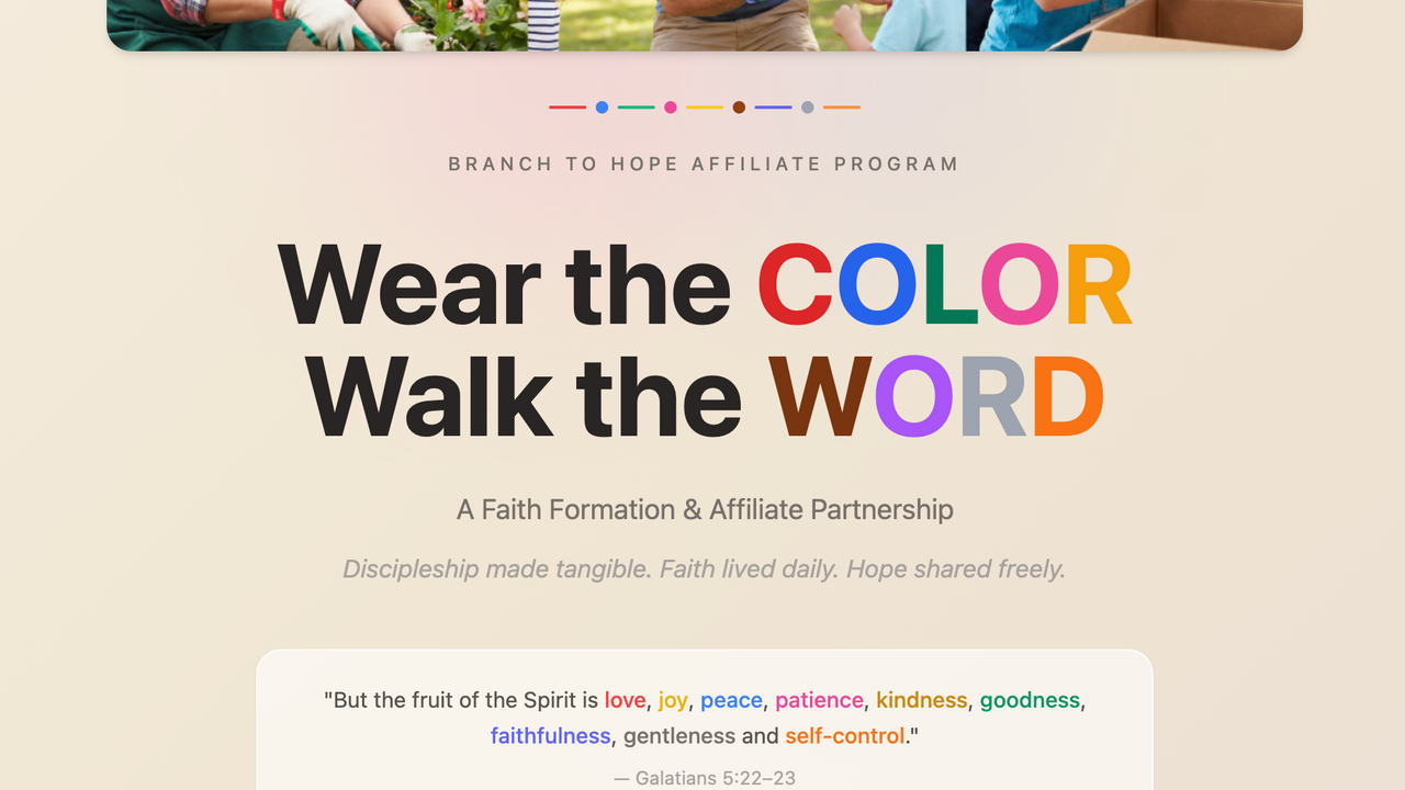 Website Page template preview
