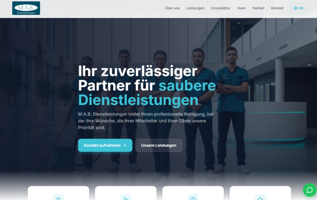 M.A.B. Dienstleistungen Website