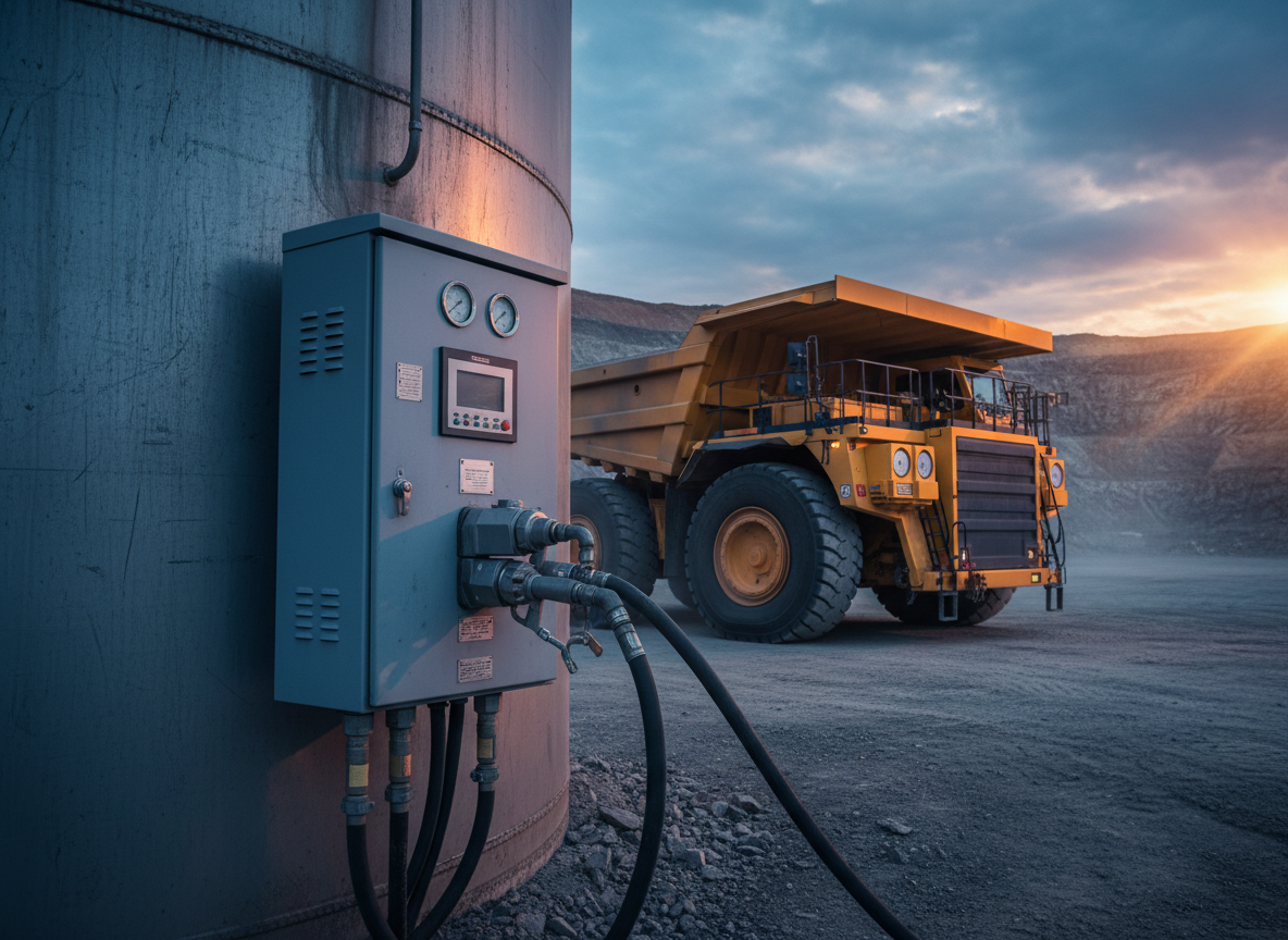 Mining Truck Refueling
