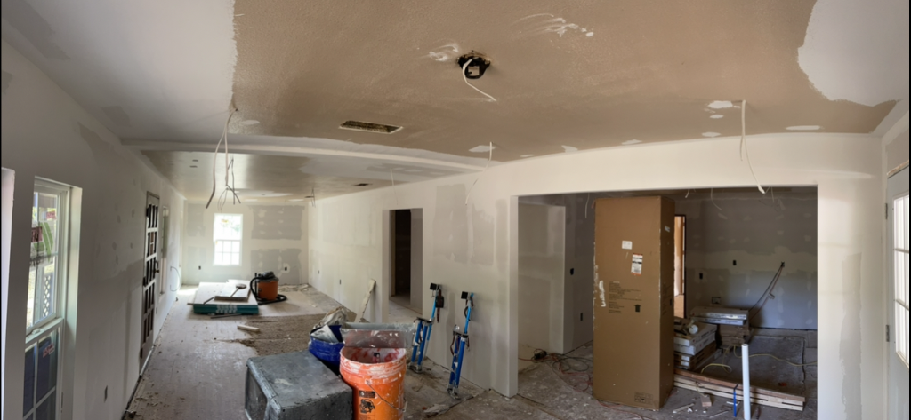 Full Interior Living Space — Full Home Remodel in DFW, TX — before photo