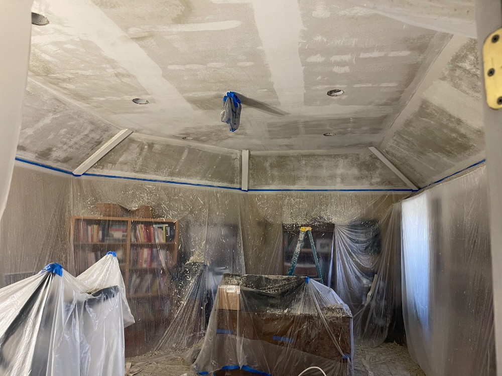 Ceiling & Drywall Finish — Drywall & Ceiling in DFW, TX — before photo