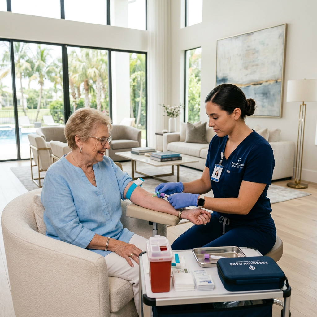 Mobile Phlebotomy in West Palm Beach and Wellington: At-Home Specialty Lab Draws