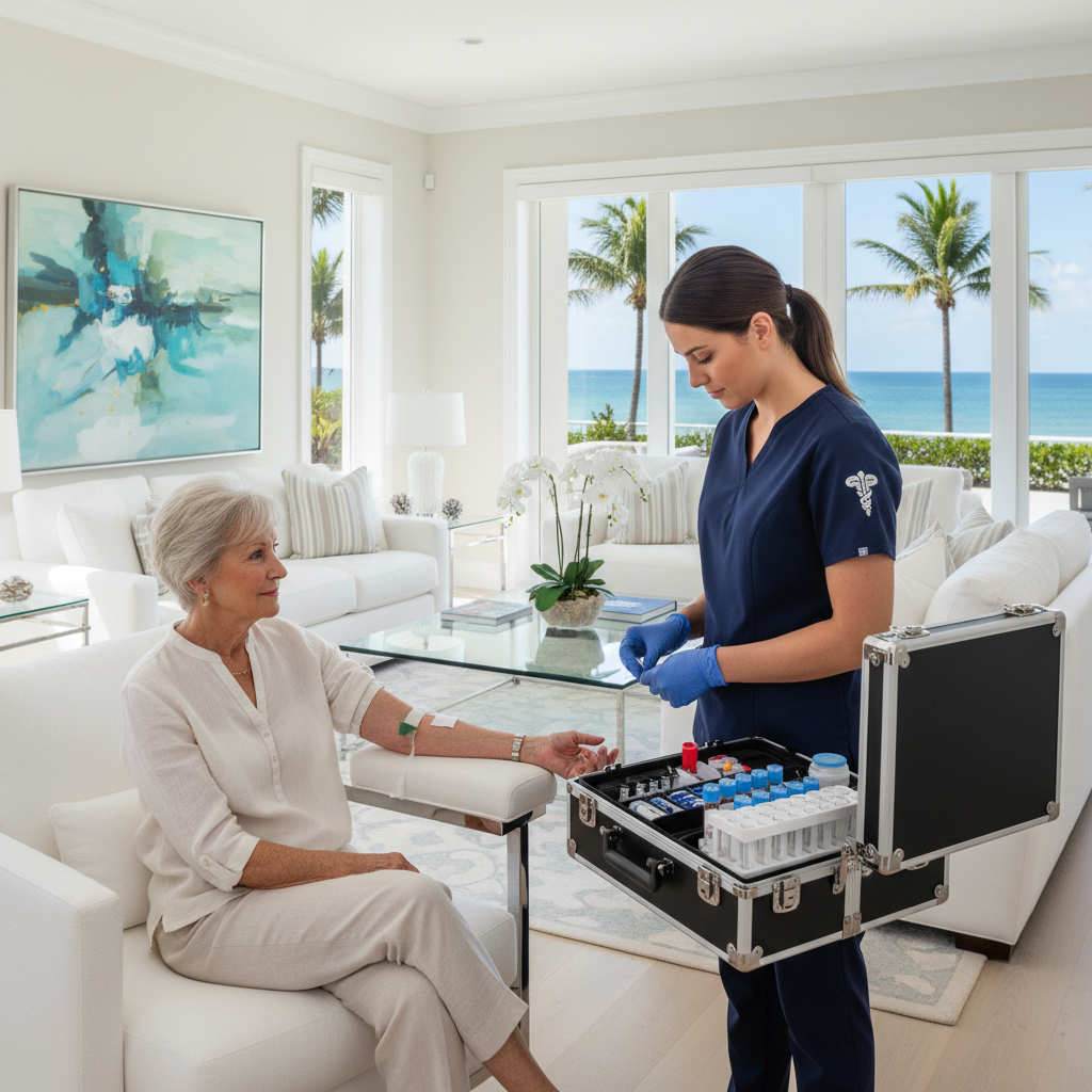 At-Home Blood Draws in Palm Beach County: How Mobile Phlebotomy Works, Who It Serves, and What It Costs