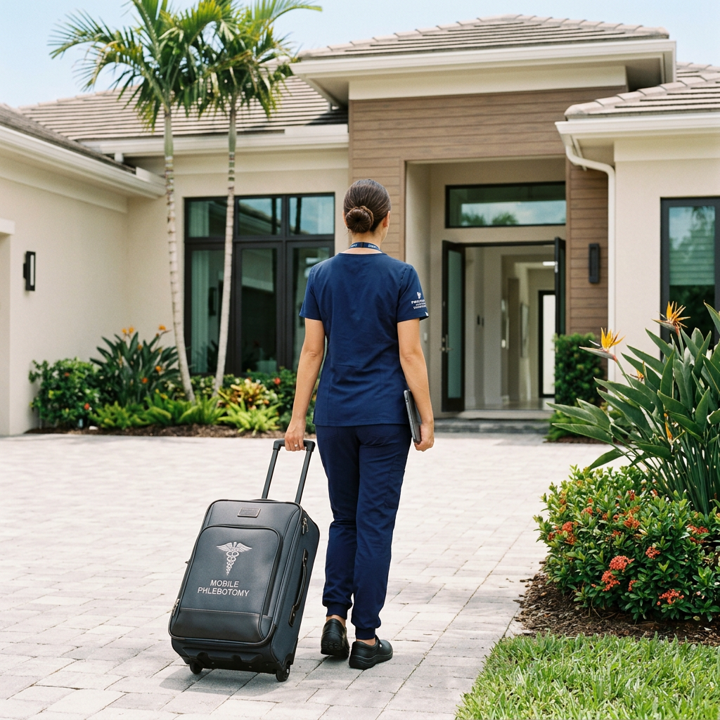 Mobile Phlebotomy in Boca Raton: Exact Pricing, Zone Coverage, and How to Book in Under 60 Seconds