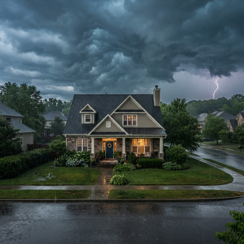 Storm Damage Roof Repair in Cumberland, NC — Severe Thunderstorm Warning Recovery