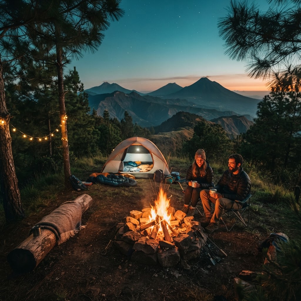 Fire Pit at Dusk