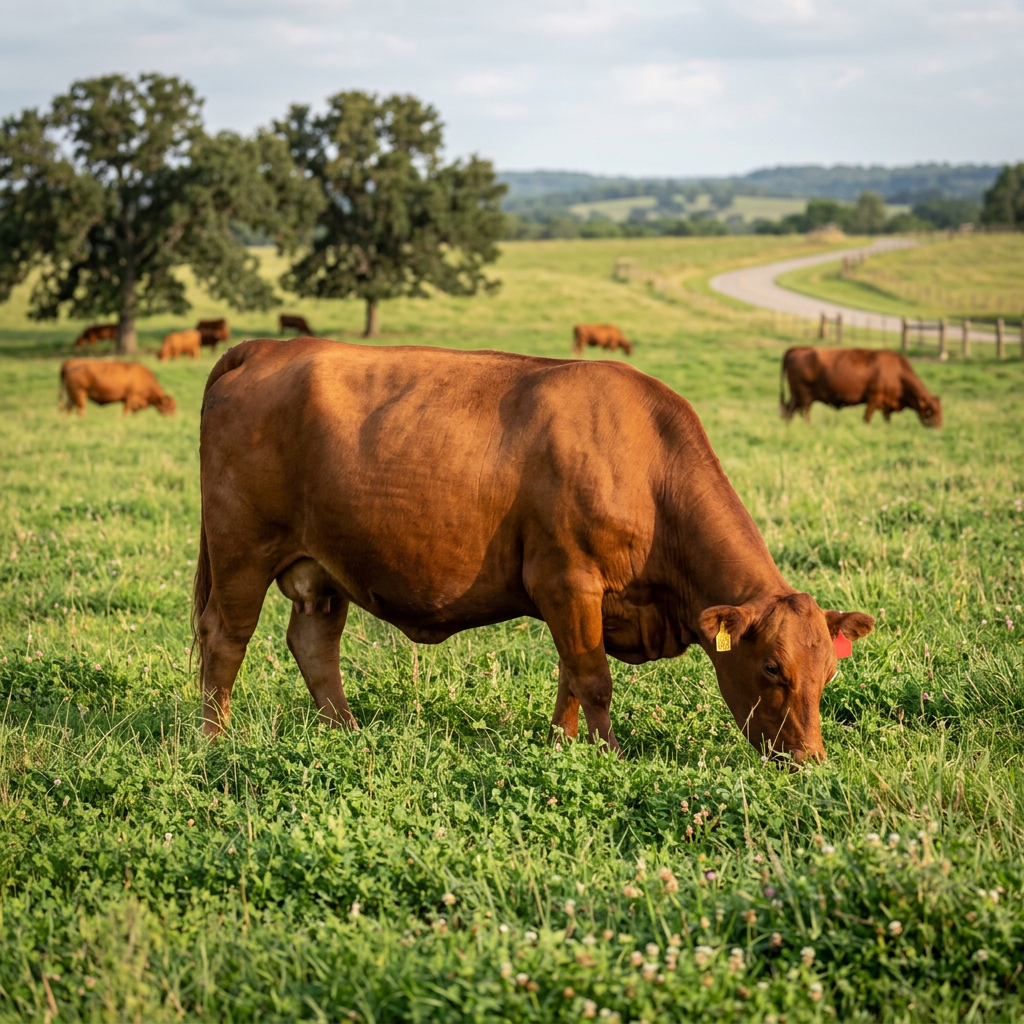 Vaca Beefmaster gestante
