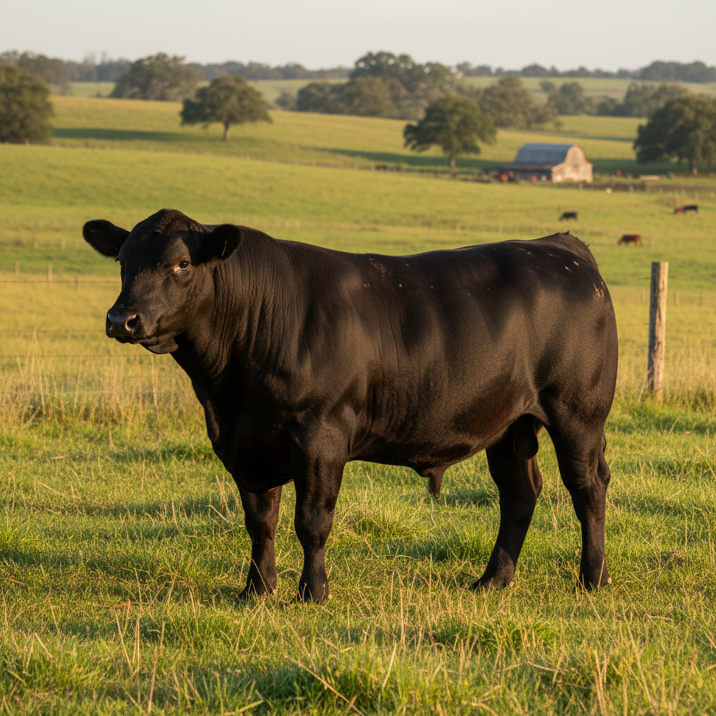 Raza Angus ganado carne premium marmoleo