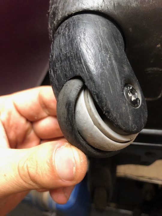 サムソナイト修理前