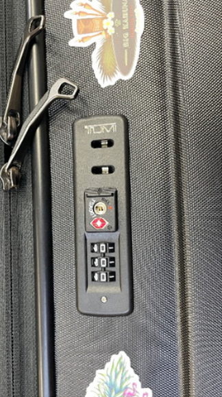 TUMI ロック交換修理(純正品対応) 修理後