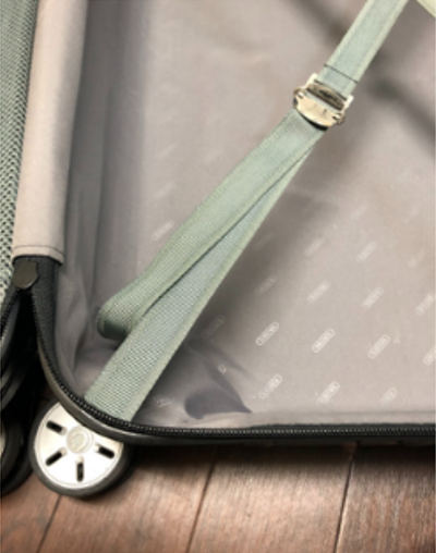 RIMOWA 内装紐外れ修理(固定ベルト・ゴム紐補修) 修理後