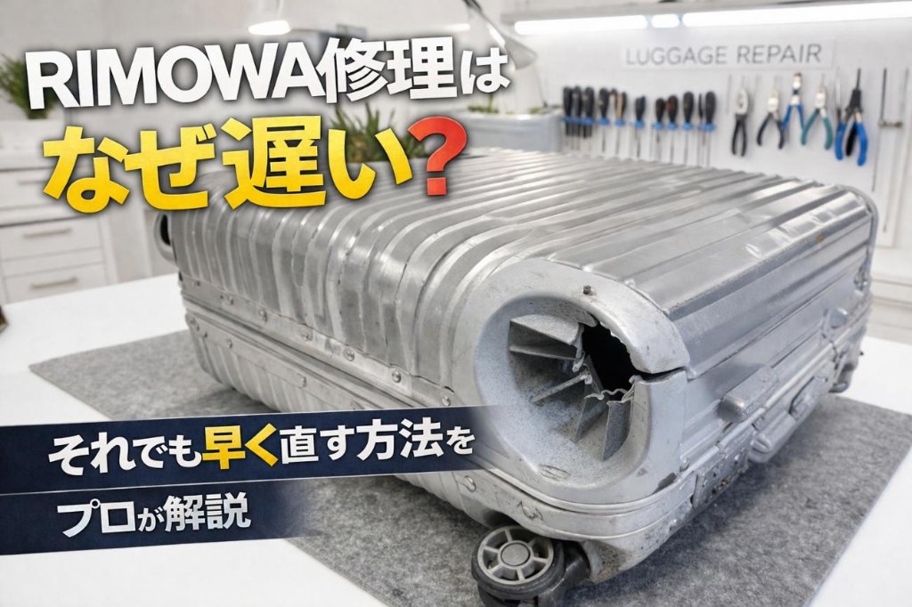 RIMOWA 修理はなぜ遅い？それでも早く直す方法をプロが解説