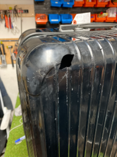RIMOWA ポリカーボネートボディ亀裂補修修理